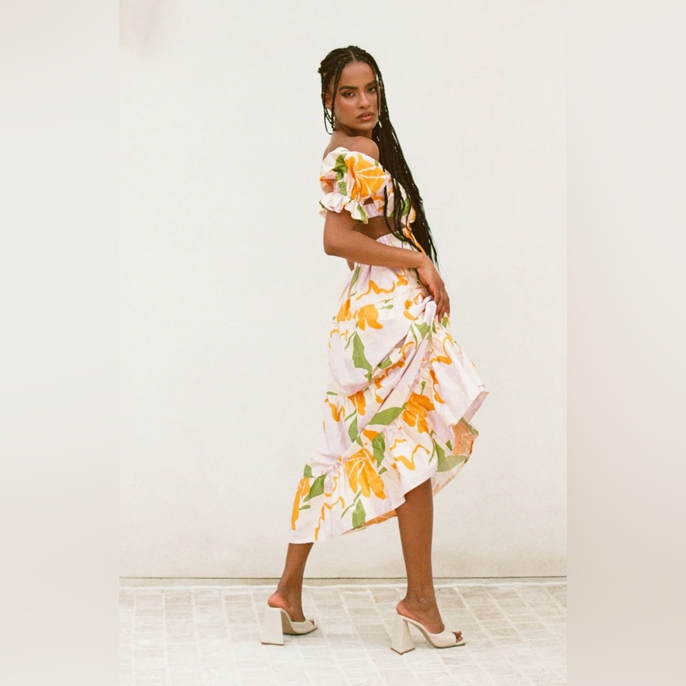 Floral maxi dress